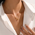 Collar Lariat Dorado