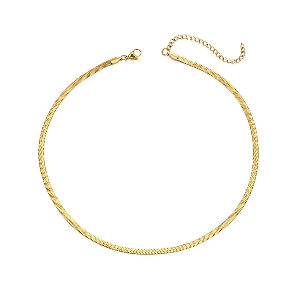 Collar Cadena Espiga Dorada
