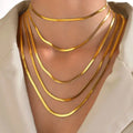 Collar Cadena Espiga Dorada