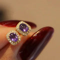 Pendientes Halo con Circonita