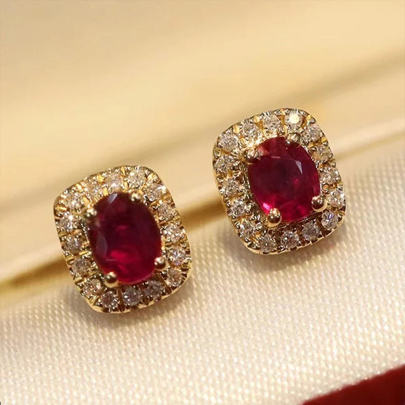 Pendientes Halo con Circonita